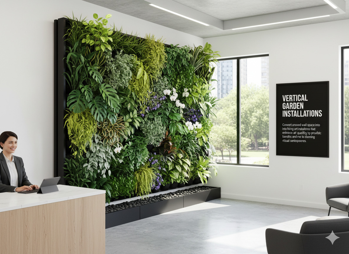 Living wall installation